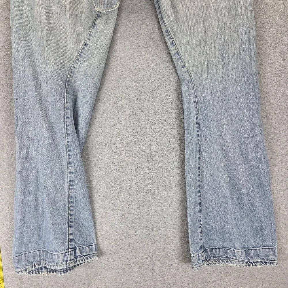 Vintage Levis Engineered Jeans Mens 32x32 Blue Light Wash Twisted Zip Fly